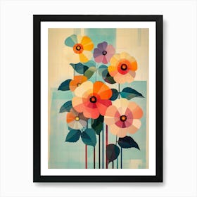 Flowers In A Vase 45 Art Print