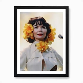 Björk Retro Collage Movies Art Print