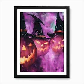 Pink Haloween 41 Art Print