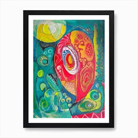 Abstract Wall Art, Magic Garden  Art Print