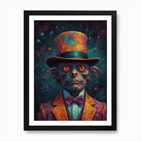 Gnome In A Hat Art Print