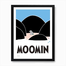 The Moomin Colour Collection Snufkin Cover Art Print