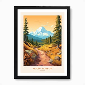 Mount Robson Provincial Park Canada 2 Hike Poster Art Print