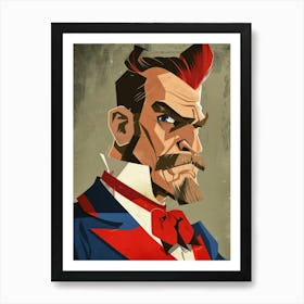 Portrait Of A Man 14 Art Print