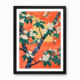 Great Japan Hokusai Japanese Floral 21 Art Print