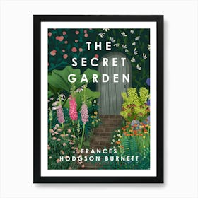 Book Cover - The Secret Garden by Frances Hodgson Burnett Art Print