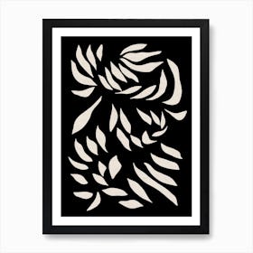 Abstract Leaves Art Print