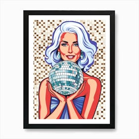 Disco Ball 4 Art Print