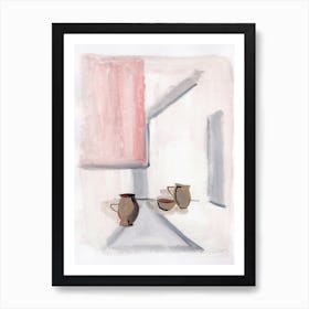 Asymmetric Potteries Art Print