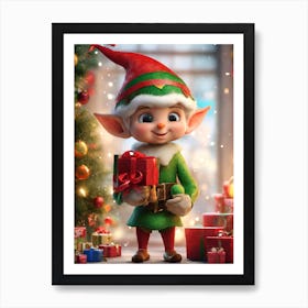 Elf On The Shelf 1 Art Print