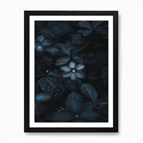 Dark Flowers Art Print