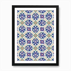 Seamless Pattern - Iznik — Turkish pattern Art Print