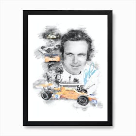 Peter Revson Art Print