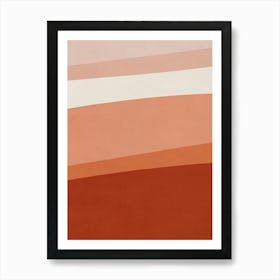 Abstract Wavy Lines - VV01 Art Print