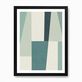 Composition Of Geometric Shapes 44 Art Print