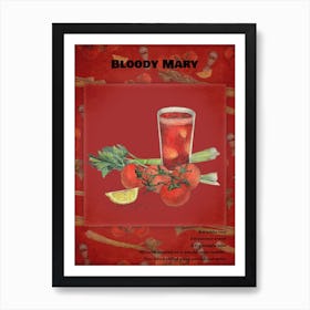 Cocktail Bloody Mary Art Print