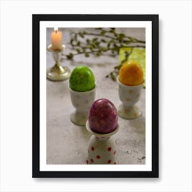 Easter Eggs 497 Art Print