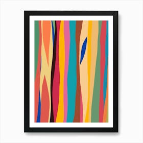 Abstract Painting flames 2 Art Print