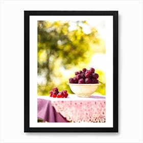 Marionberry Italian Watercolour fruit Art Print
