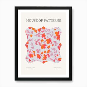 Floral Pattern Poster 61 Art Print