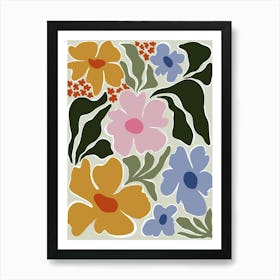 Nostalgic Flora Art Print