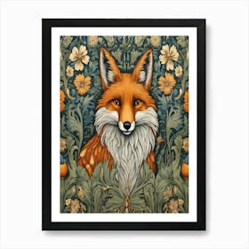 william morris Fox 1 Art Print