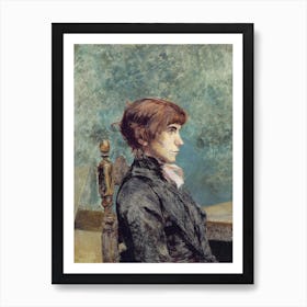 Portrait Of Jeanne Wenz (1886), Henri de Toulouse-Lautrec Art Print