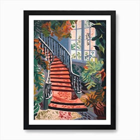Dumbarton Oaks Gardens Usa Painting 3 Art Print