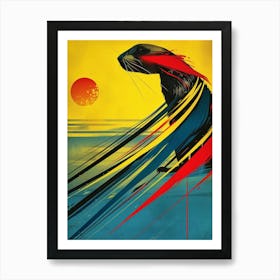 Otters Art Print