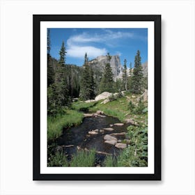 Mountain Stream - Mountain Stream Stock Videos & Royalty-Free Footage Art Print