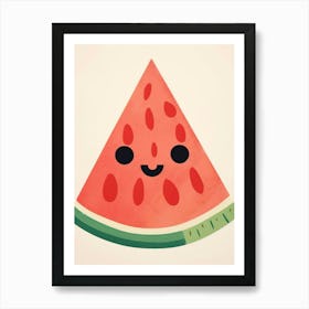 Friendly Kids Watermelon 2 Art Print