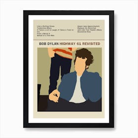 Bob Dylan Highway 61 Revisited Art Print