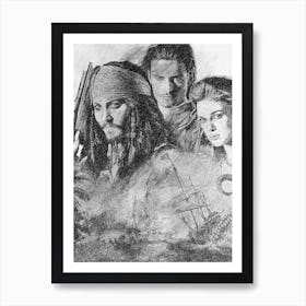 Pirates of the Caribbean 1 Art Print