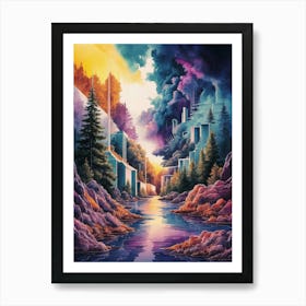 'River Of Dreams' Art Print