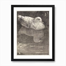 Floating Duck (1878–1909), Theo Van Hoytema Art Print