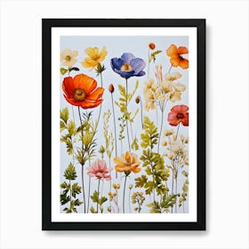 Floral Serenade Art Print