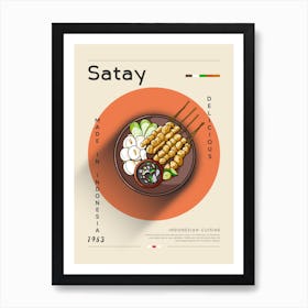 Satay 1 Art Print