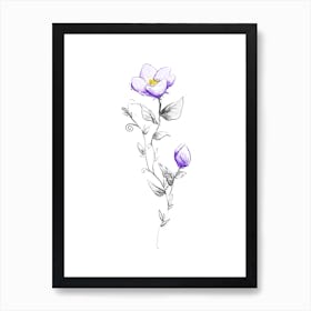 Violet Art Print