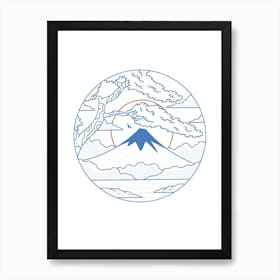 Mountain Fuji Art Print