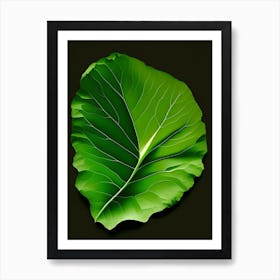 Lettuce Leaf Vibrant Inspired Art Print