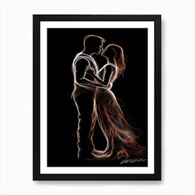 Love Of My Life - Flames Of Love Art Print