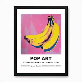 Poster Bananas Pop Art 4 Art Print
