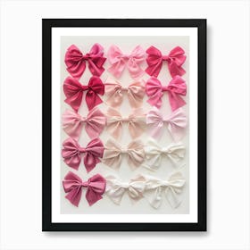 Bows art Art Print