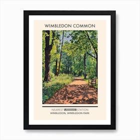 Wimbledon Common London Parks Garden 4 Art Print