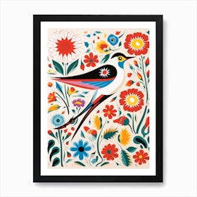 Scandinavian Bird Illustration Common Tern 3 Art Print