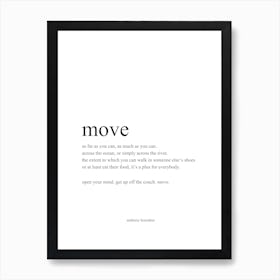 Move Art Print