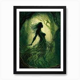 The Tree Goddess Sylvaine Art Print