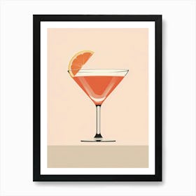 Illustration Paloma Floral Infusion Cocktail 4 Art Print