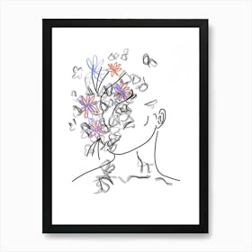 Flower Burst Art Print