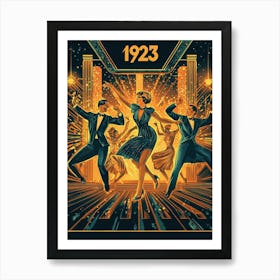 Aihrgdesign A Vintage Entertainment Poster Celebrating The Ch 1b9f2233 63dc 4ba8 93b2 Af3583a35dcb 2 Art Print